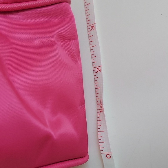Victorias Secret Pink Lined Snap Close Nylon Tote Bag - Picture 12 of 12